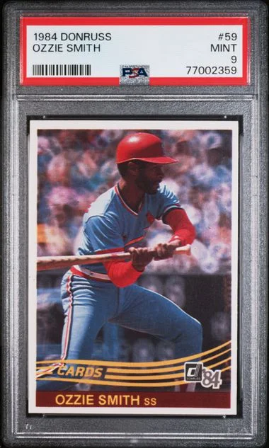 1984 Donruss Ozzie Smith #59 card image