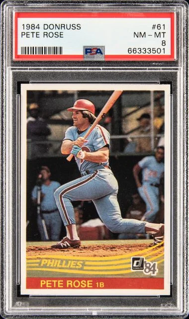 1984 Donruss Pete Rose #61 card image