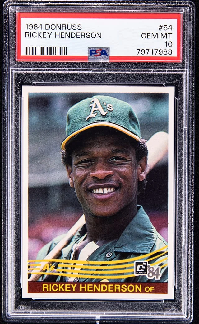 1984 Donruss Rickey Henderson #54 card image