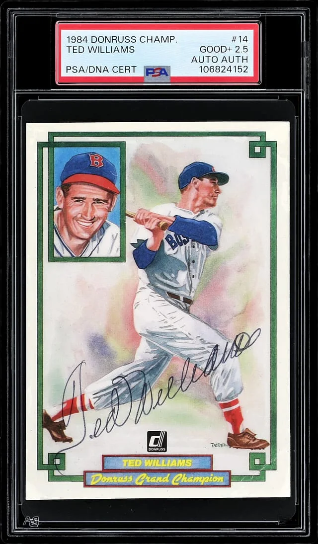 1984 Donruss Ted Williams Champions #14 card image