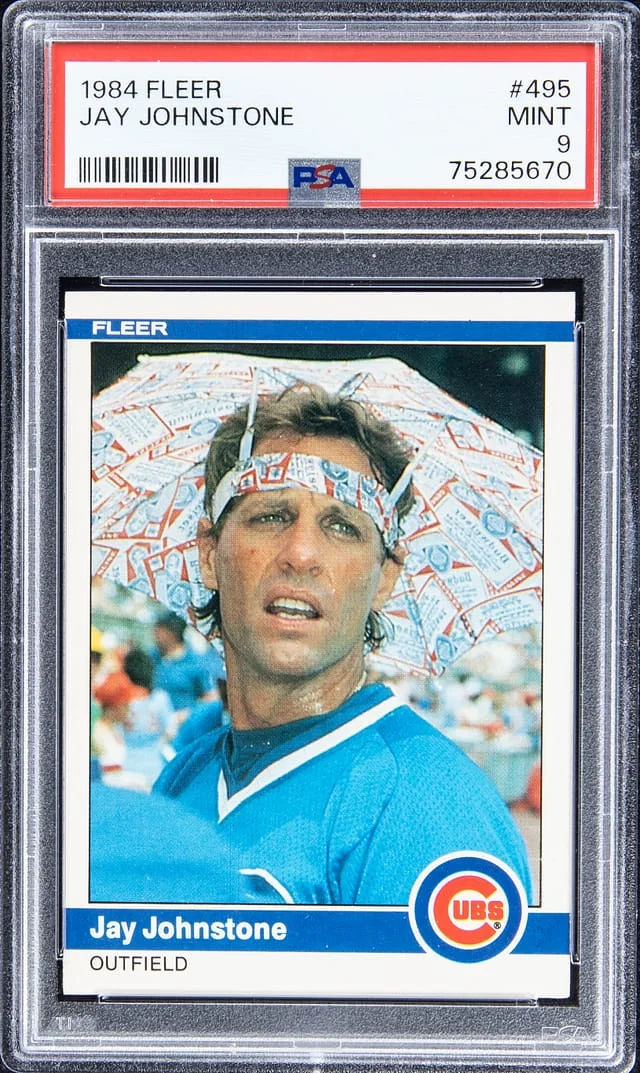 1984 Fleer Jay Johnstone #435 card image