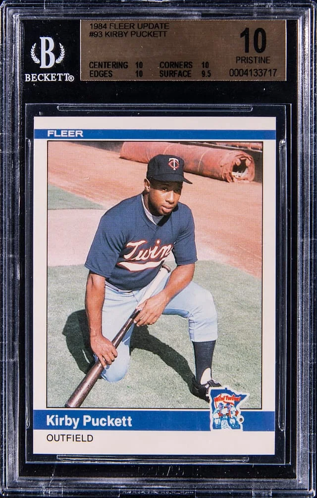 1984 Fleer Kirby Puckett Update #93 card image