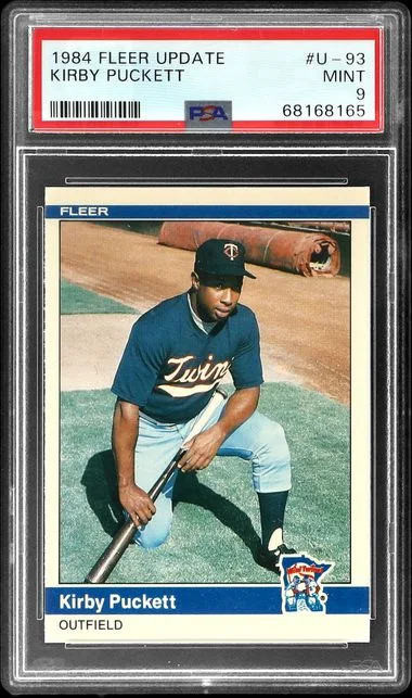 1984 Fleer Kirby Puckett Update #U-93 card image