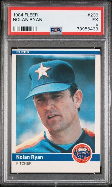 1984 Fleer Nolan Ryan #239 card image