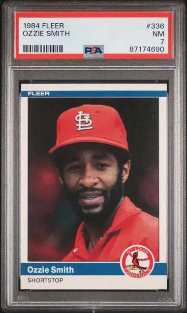 1984 Fleer Ozzie Smith #336 card image