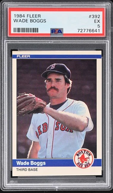 1984 Fleer Wade Boggs #392 card image