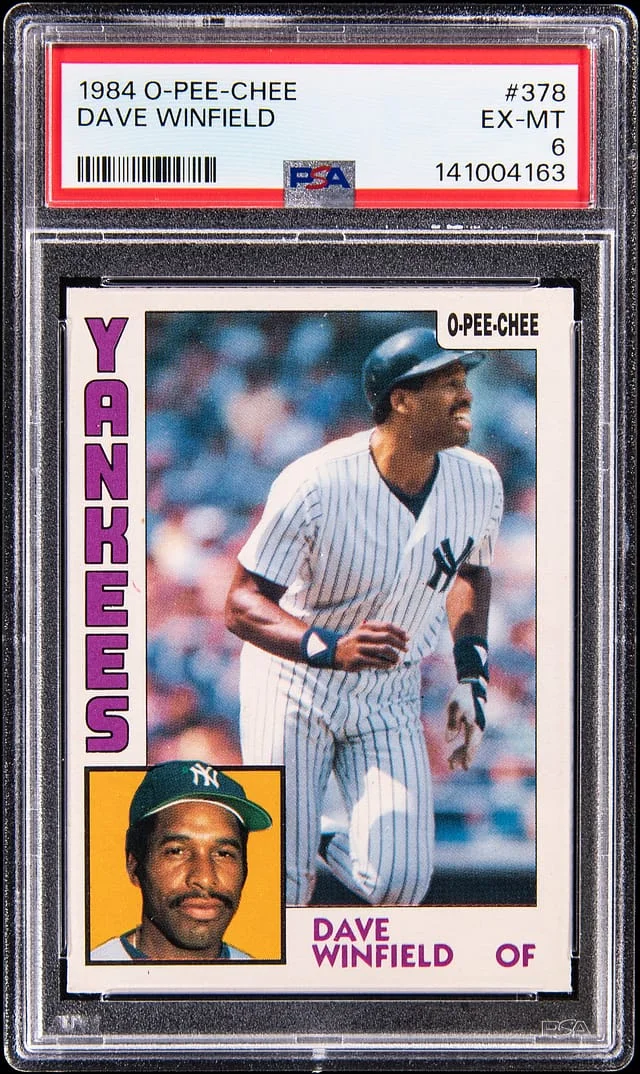 1984 O-Pee-Chee Dave Winfield #378 card image