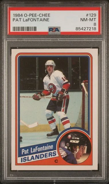 1984 O-Pee-Chee Pat Lafontaine #129 card image