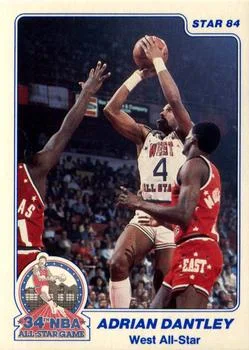 1984 Star All-Star Game Adrian Dantley #16 card image