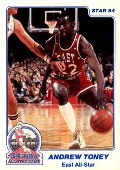 1984 Star All-Star Game Andrew Toney #12 card image