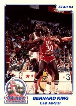 1984 Star All-Star Game Bernard King #5 card image