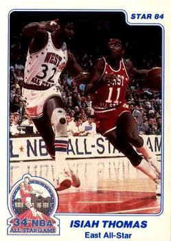 1984 Star All-Star Game Isiah Thomas #11 card image