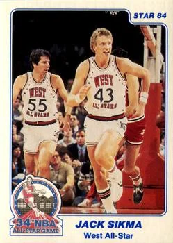 1984 Star All-Star Game Jack Sikma #24 card image