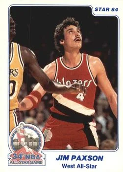 1984 Star All-Star Game Jim Paxson #22 card image