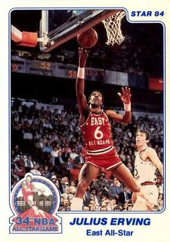 1984 Star All-Star Game Julius Erving #4 card image