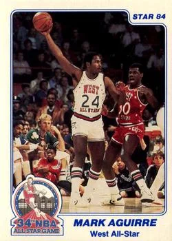 1984 Star All-Star Game Mark Aguirre #15 card image