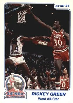 1984 Star All-Star Game Rickey Green #20 card image