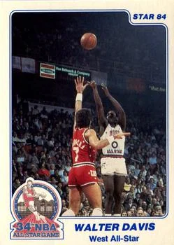 1984 Star All-Star Game Walter Davis #17 card image