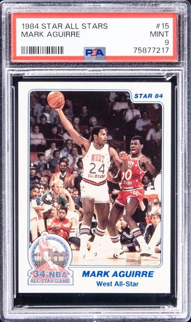 1984 Star All-Stars Mark Aguirre #15 card image