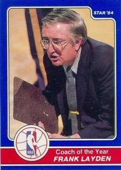 1984 Star Awards Banquet Frank Layden HCCoach of the Year #2 card image