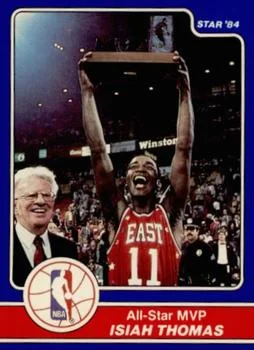 1984 Star Awards Banquet Isiah Thomas All-Star MVP #12 card image