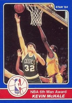 1984 Star Awards Banquet Kevin McHale NBA 6th Man Award #5 card image
