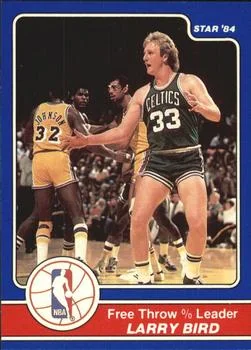 1984 Star Awards Banquet Larry Bird Free Throw Percentage Leader #15 card image