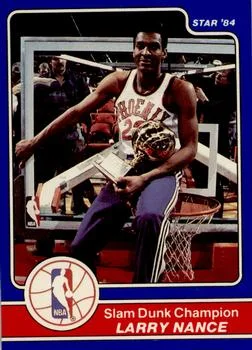 1984 Star Awards Banquet Larry Nance Slam Dunk Champion #9 card image