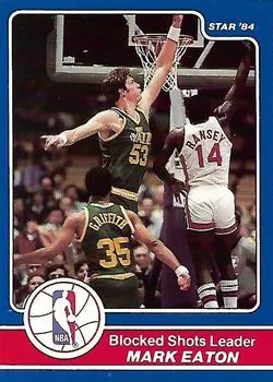 1984 Star Awards Banquet Mark Eaton Blocked Shots Leader #19 card image