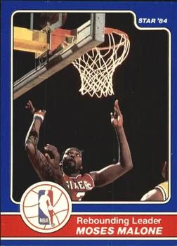 1984 Star Awards Banquet Moses Malone Rebounding Leader #20 card image