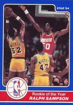 1984 Star Awards Banquet Ralph Sampson ROYRookie of the Year #3 card image