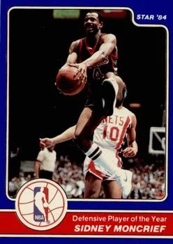 1984 Star Awards Banquet Sidney Moncrief Defensive Player of the Year #7 card image