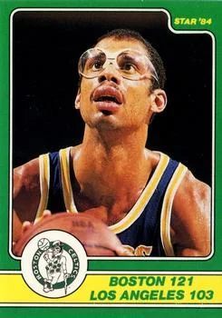 1984 Star Celtics Champs Boston 121 Los Angeles 103 #16 card image