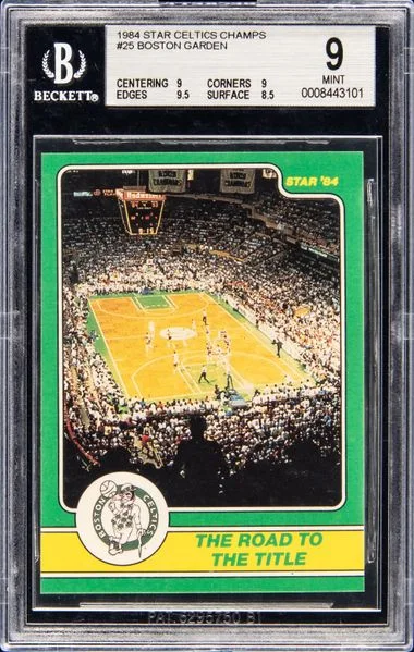 1984 Star Celtics Champs Boston Garden #25 card image