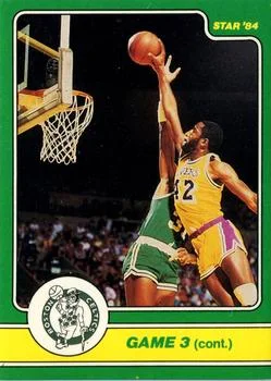 1984 Star Celtics Champs Game 3 (cont.) IA #9 card image