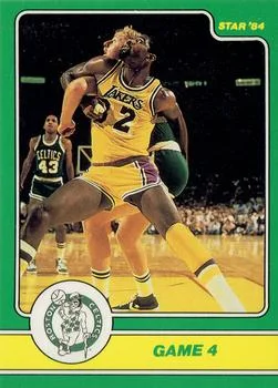 1984 Star Celtics Champs Game 4 #11 card image