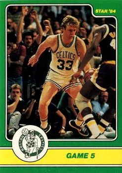 1984 Star Celtics Champs Game 5 IA #14 card image