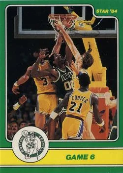 1984 Star Celtics Champs Game 6 IA #17 card image