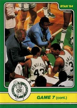 1984 Star Celtics Champs Game 7 (cont.) CO #21 card image
