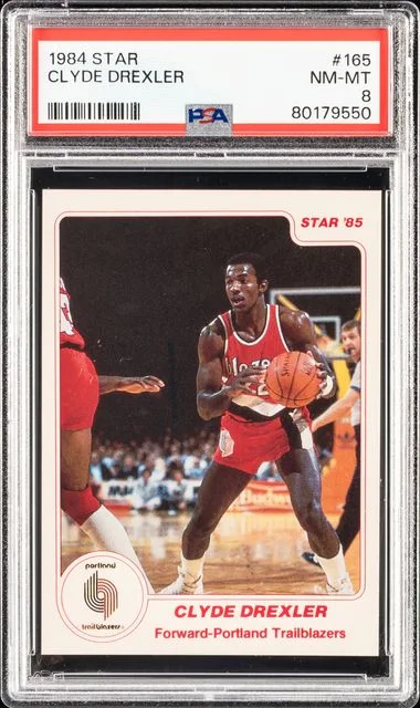 1984 Star Clyde Drexler #165 card image