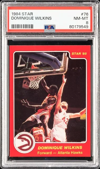 1984 Star Dominique Wilkins #76 card image