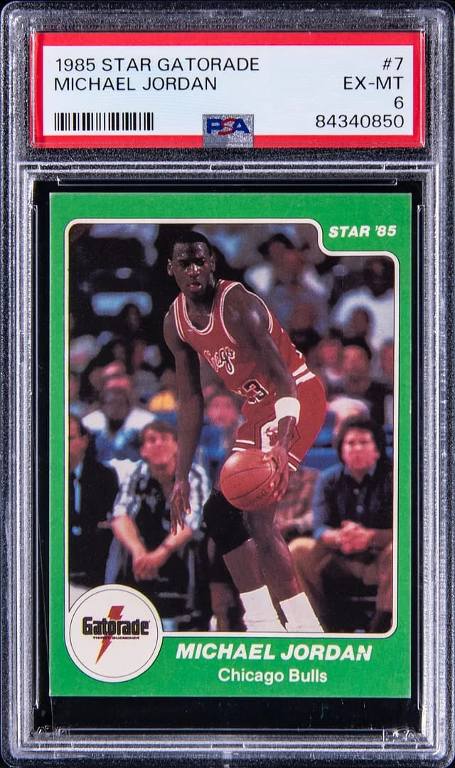 1984 Star Gatorade Michael Jordan #7 card image