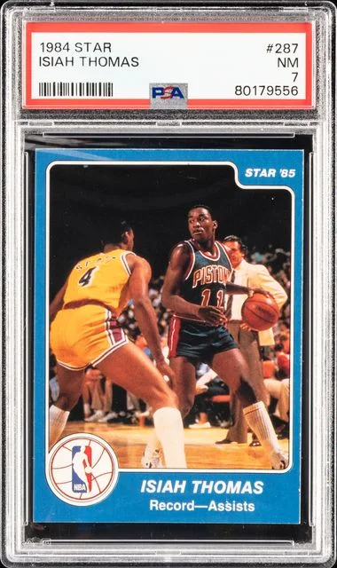 1984 Star Isiah Thomas #287 card image