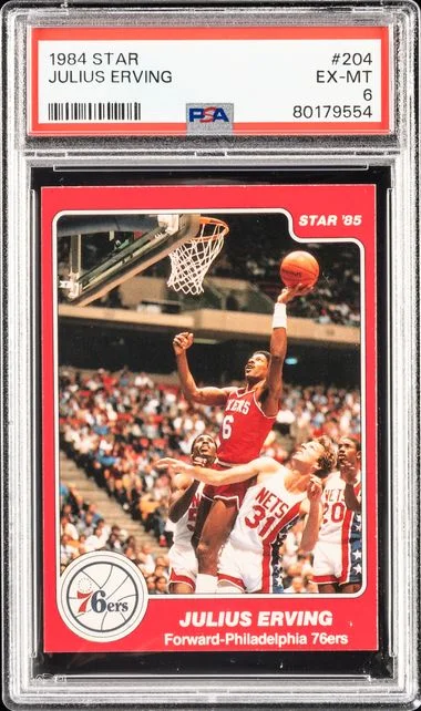 1984 Star Julius Erving #204 card image