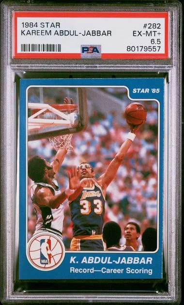 1984 Star Kareem Abdul-Jabbar #282 card image