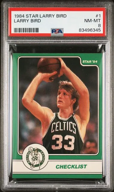 1984 Star Larry Bird Larry Bird #1 card image