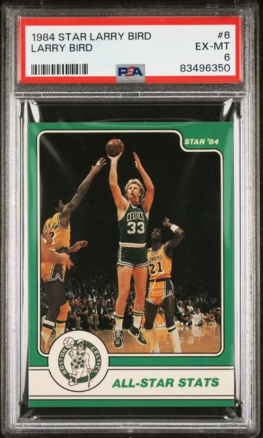 1984 Star Larry Bird Larry Bird #6 card image