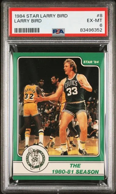 1984 Star Larry Bird Larry Bird #8 card image