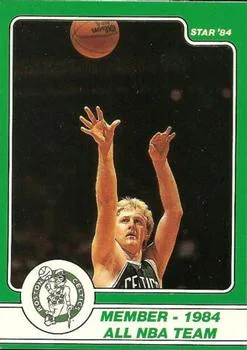 1984 Star Larry Bird Larry Bird Member - 1984 All NBA Team #13 card image