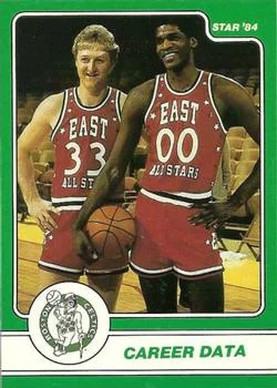 1984 Star Larry Bird Larry Bird / Robert Parish #16 card image